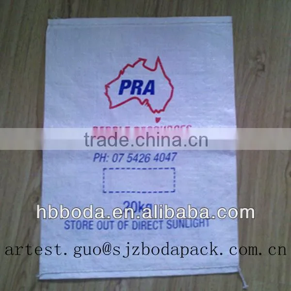 50 KG pp woven bags packing corn