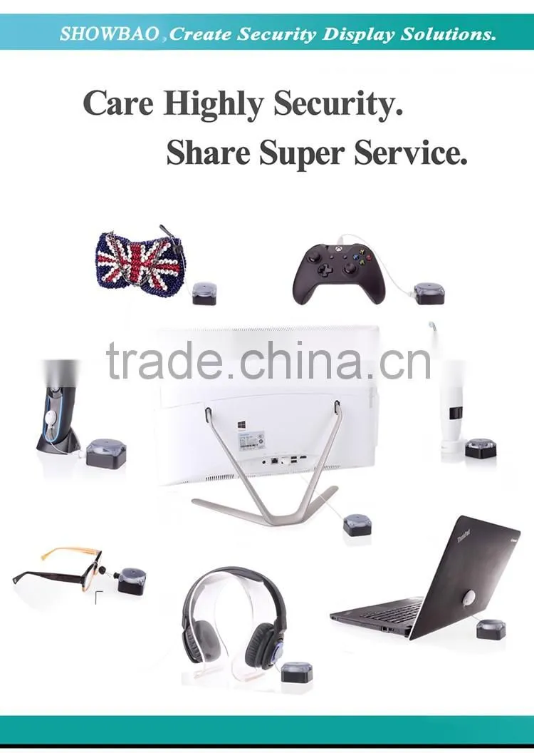 2016 bluetooth alarm anti theft lock mobile phone security alarm display holder DX1088D3