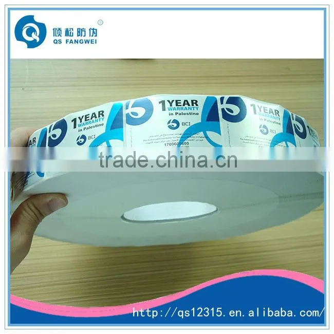 custom tamper evident void stickers