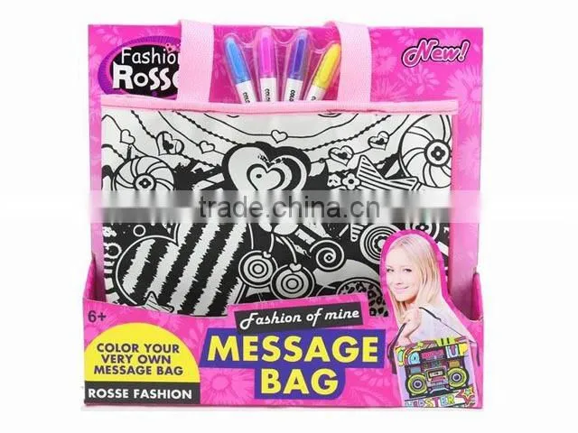 10220810 5 brightly colour washable pens Colour a backpack 4 years old Educational Toys