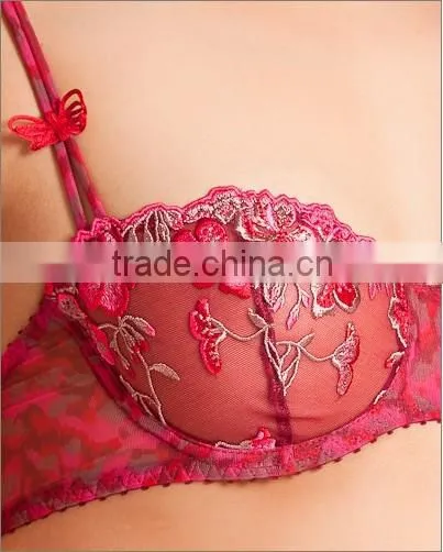 hot sell lace lingerie, High quality ladies lace bra and panty set