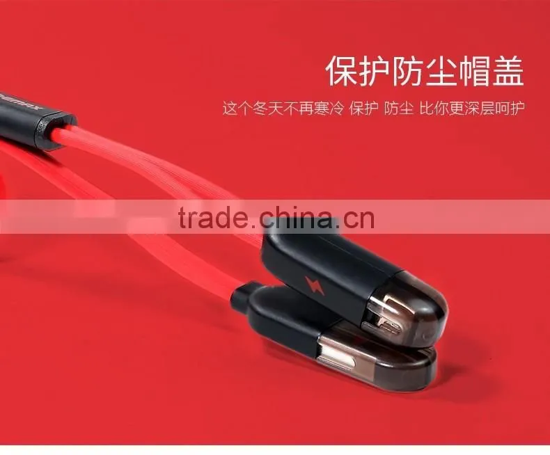 Original Remax Charging Data Cable 2 in 1 USB Cable For iphone and Xiaomi Samsung HTC Nokia