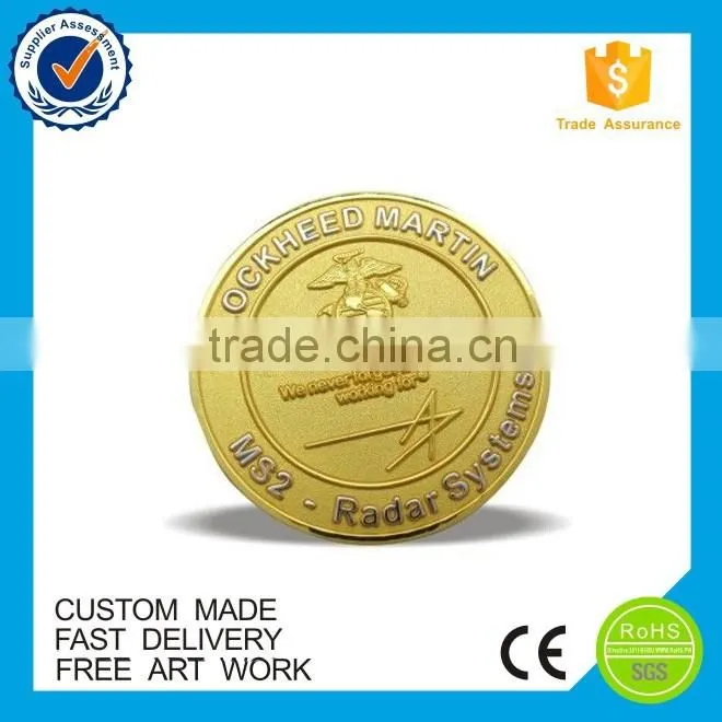 Shanghai personalized plated gold copy coin