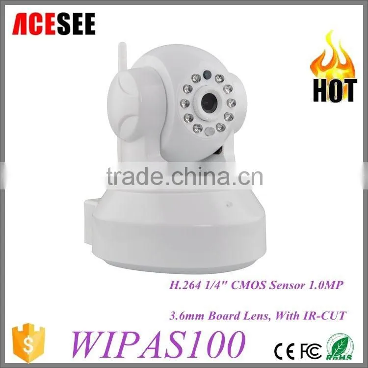 Acesee Home Mini Wifi Night CMOS Sensor IP Camera for Housing to Support 128G Memory Card