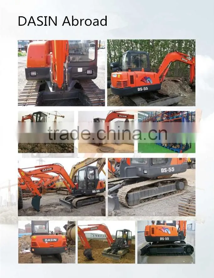 Most popular hot sell small excavator digger digging machine 5tons