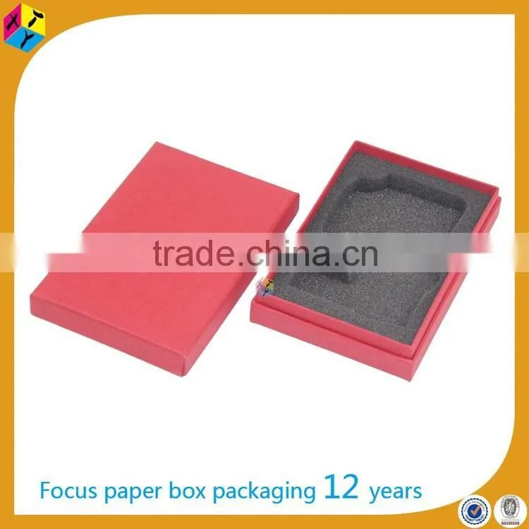 custom design rigid box foam insert