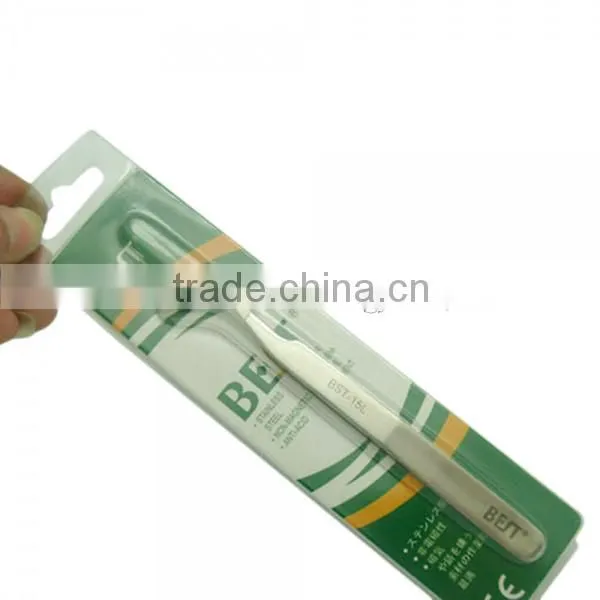 BEST BST-15L Stainless Steel Highly Precise Bright repair tool Tweezers
