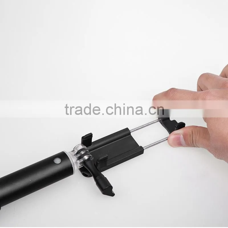 2016 colorful walking selfie stick with bluetooth shutter button colorful walking selfie stick