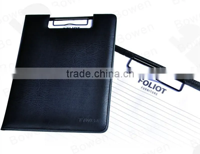 A4 pu custom restaurant leather menu cover