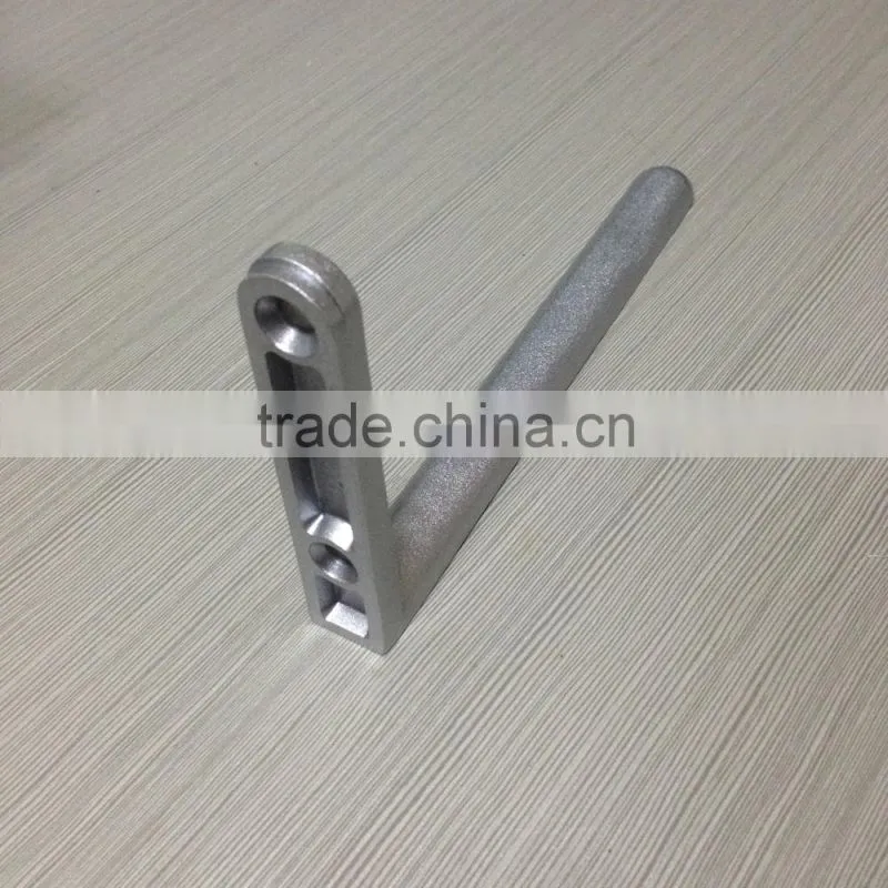 New design Aluminum decorative angle brackets office desk hardware parts