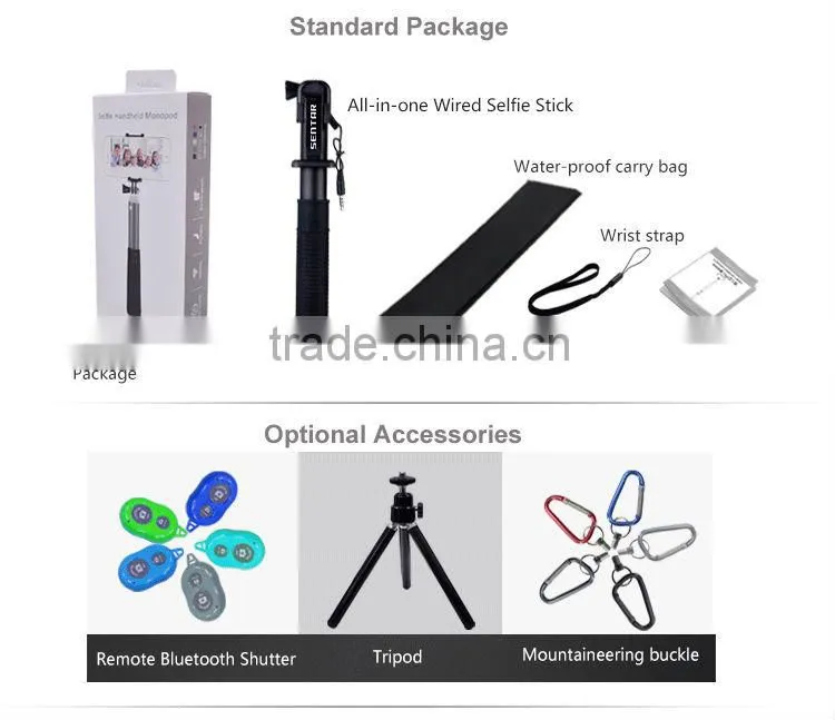 2015 high quality mini monopod tripod for iphone 6 for iphone and android smartphone