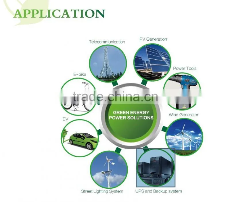 good performance 12v /24v electric golf trolly battery