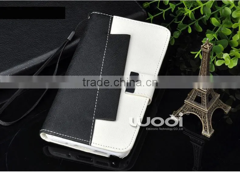 hit color series cross grain leather case for Samsung note3