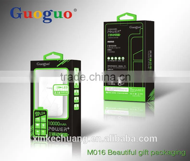 Portable CE Rohs 10000mah Power Bank Charger with LED Torch Light and LCD display