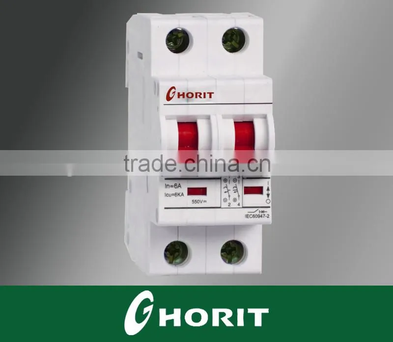 DC Circuit Breaker For Solar System Light Switch 110V
