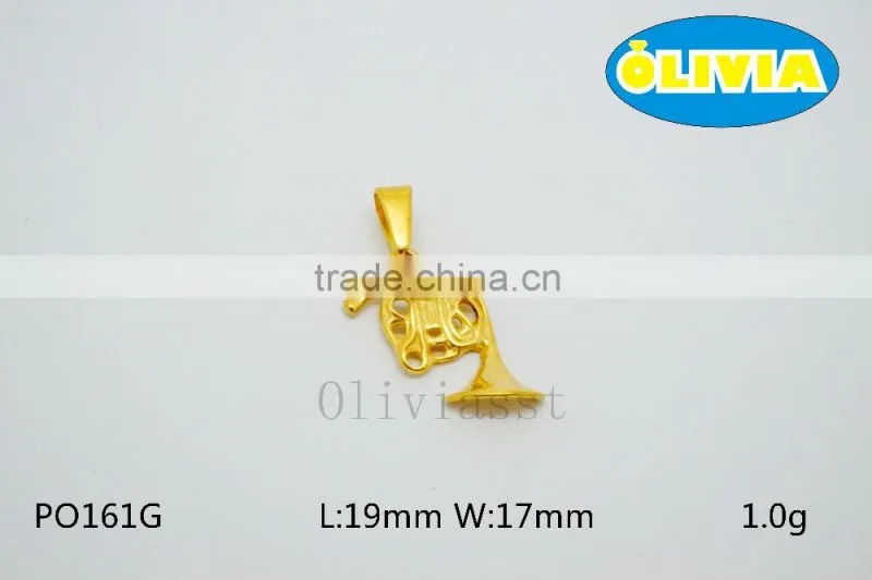 Olivia 2016 New Fashion Modern 316 Stainless steel Cast Metal High-heeled shoes Pendant
