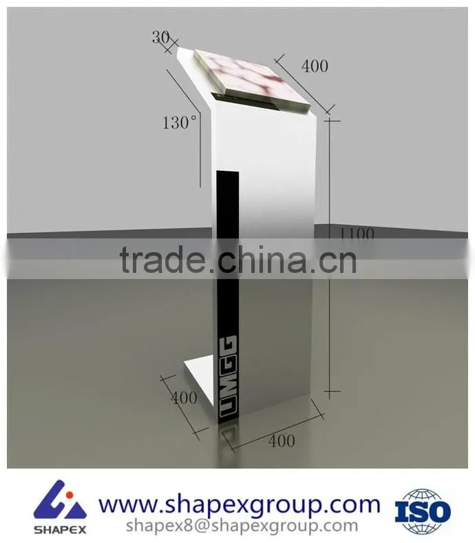 Stand menu display stand, stainless steel sign stand