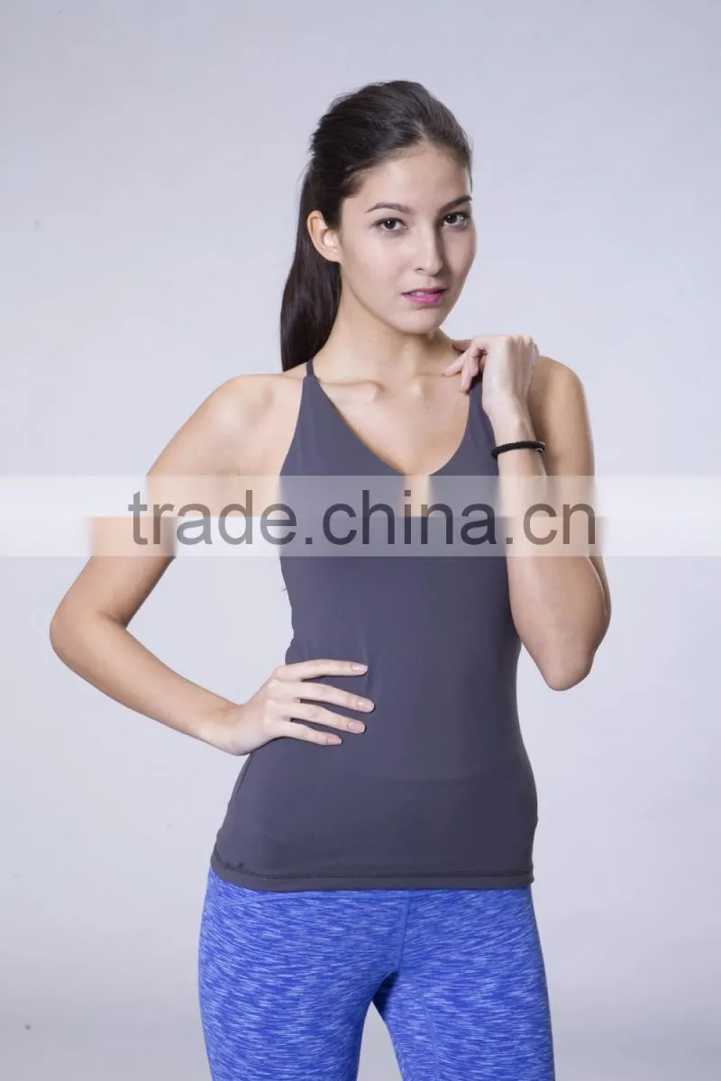 Women Sexy Tank Yoga Workout Fitness Wear Sports Top