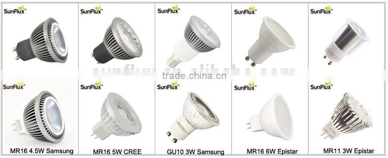 12V DC GU5.3 MR16 LED Spotlight 5W