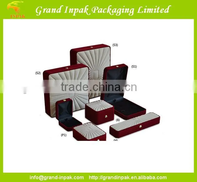 Customize flocking jewelry box gift packaging wholesale