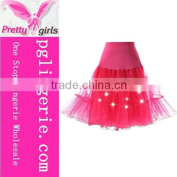 Wholesale ladies latest skirt design pictures,fancy skirt top designs led light lady skirt