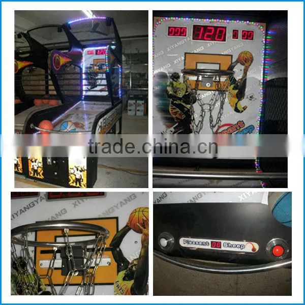 coin operated arcade amusement basketball game machine for sale