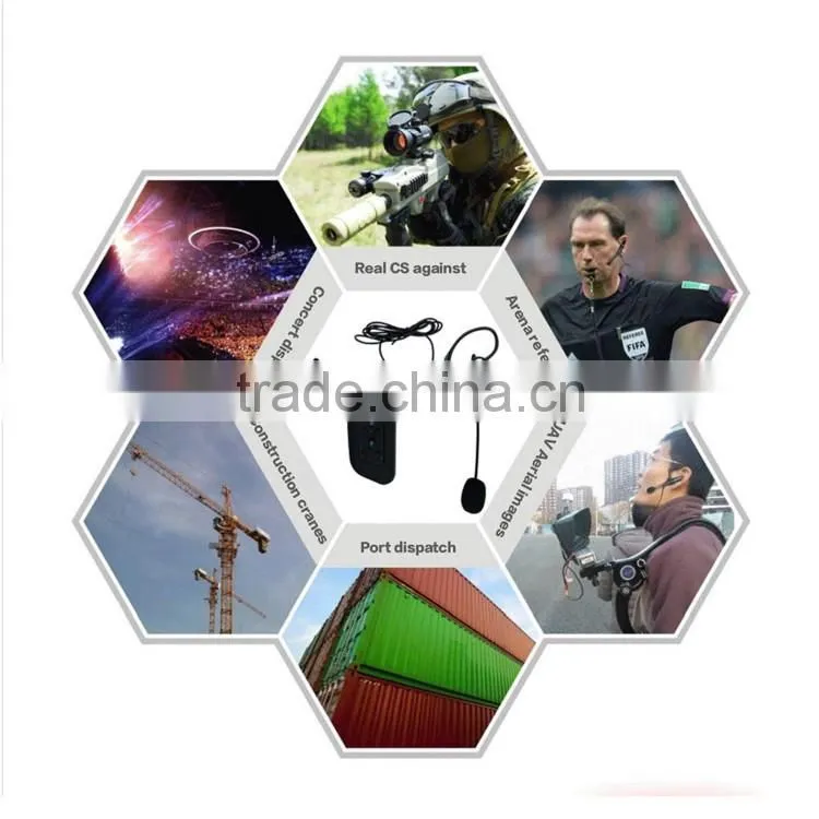 2016 New V4 shenzhen price walkie talkie wireless earpiece ejeas for Motorcycle and Bicycle Helmet with FM
