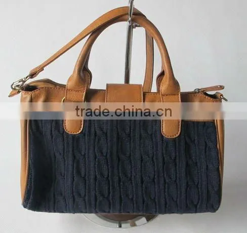 yarn knitted handbag