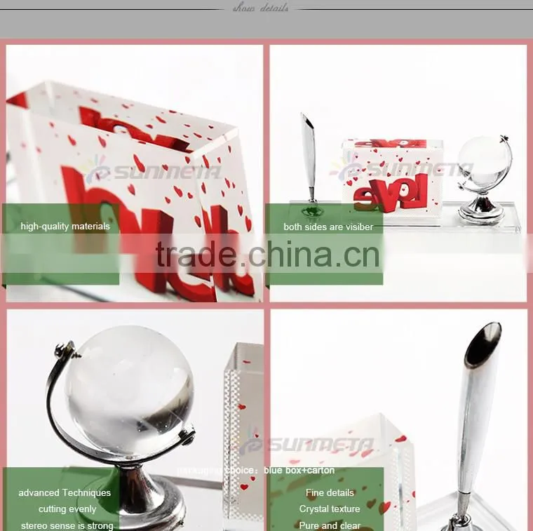 Sublimation Photo Crystal For Weddings Decorating