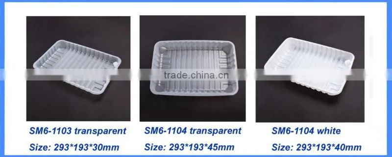 Plastic Vegetable Seafood PP Tray