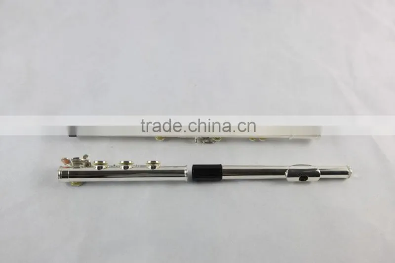 17 open holes flute silver plated
