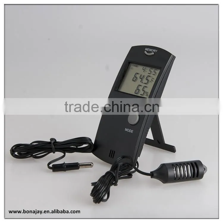 Memory function waterproof sensor outdoor thermometer & hygrometer