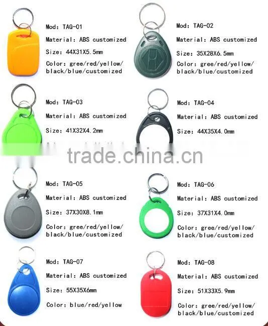 High Quality Control 125KHz Rfid T5577 Keyfobs
