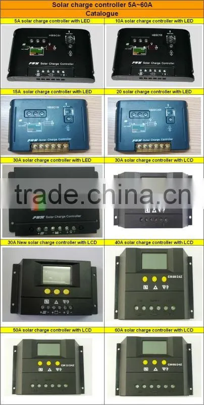 PWM Time/Light Control Solar Charge Controller 20A 12V/24V for solar system