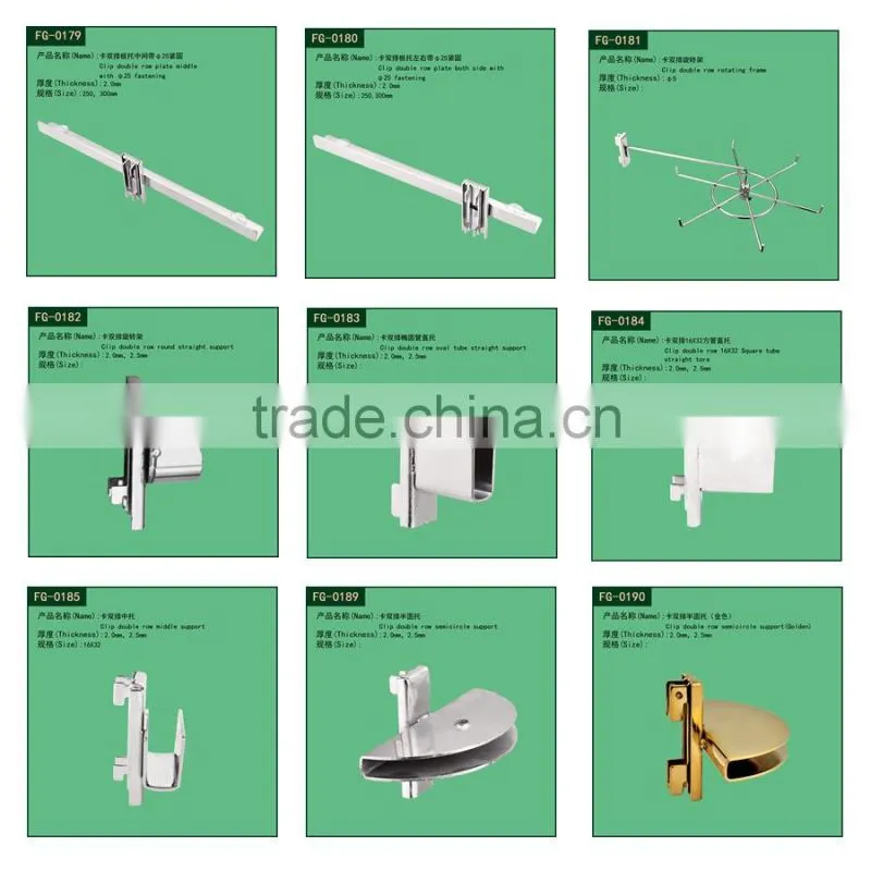 Metal double H shaped slotted channel