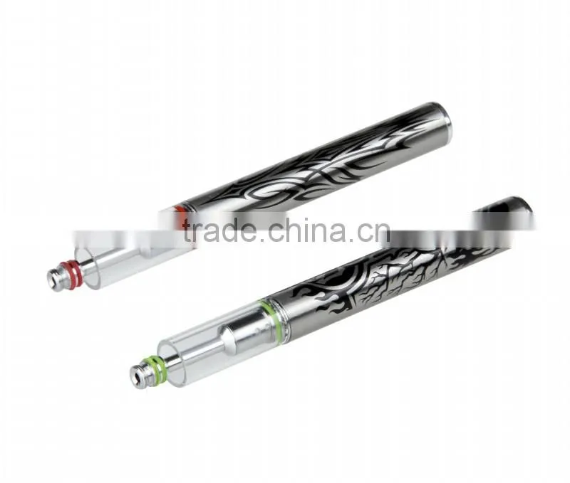 High quality 510 thread Hemp Oil CBD vape pen with Metal tip Glass tank