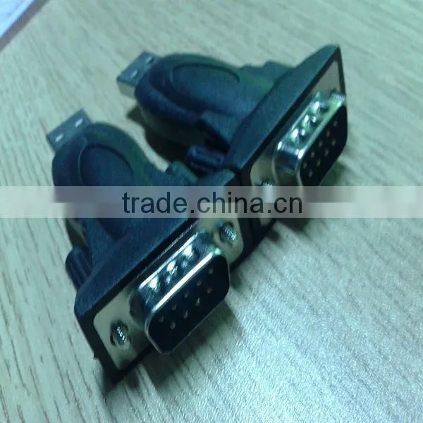 USb to RS232 male serial port adapter with IC PL2303 Compliant with USB 2.0 USB 1.0