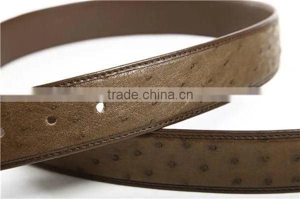 2013 Fashion Belt Genuine Leather Men Belts Luxury Ostrich Skin Belt