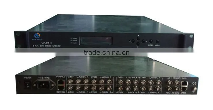 8 Channels SD Encoder,MPEG-2 Low Bit-rate Encder, 8 in 1 Encoder COL5181N