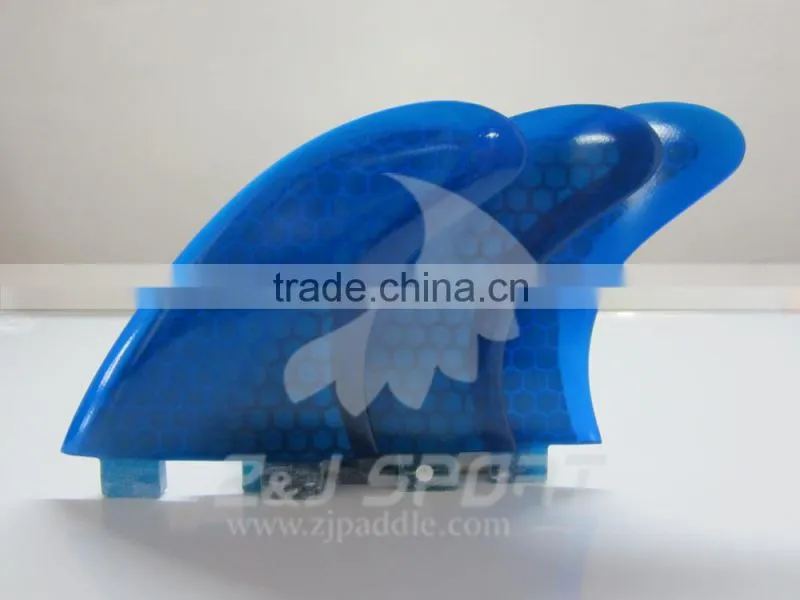 honey comb surfboard fin side fin