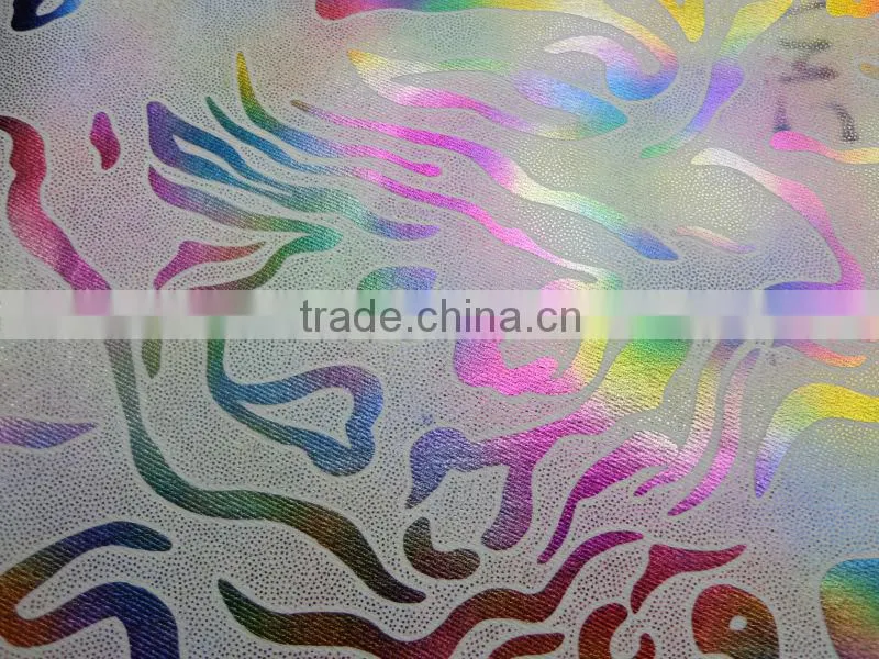 Digital Printing Leaves Print Fabric in Denim fabric