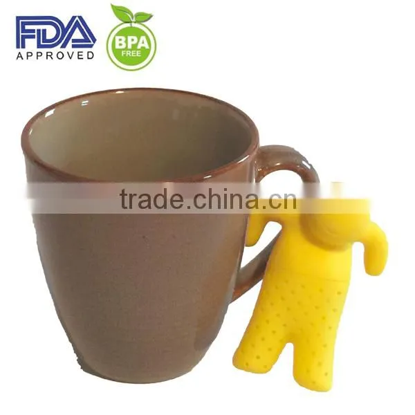 Sir Tea Infuser - 100% Food Grade Silicone, Dishwasher Safe