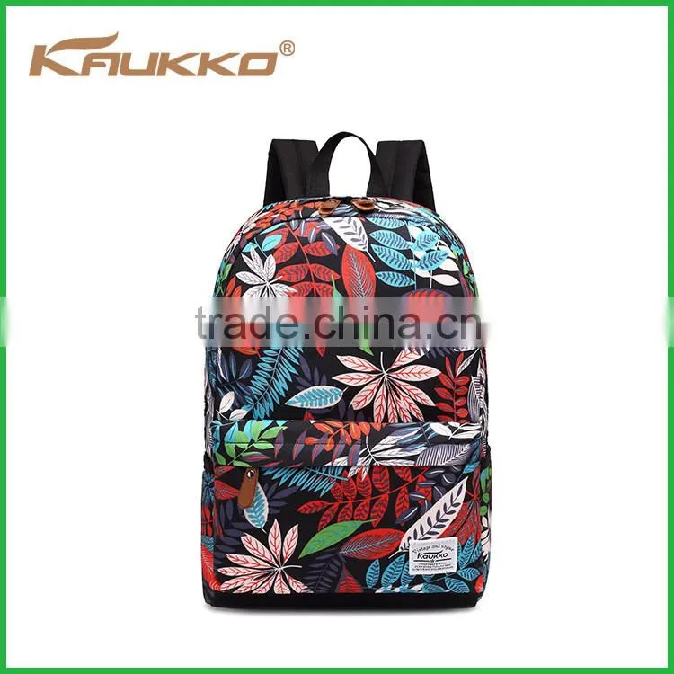 2016 New Design Bag Promotion Cheap Customized Nylon School Backpack