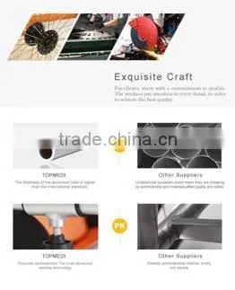 TOPMEDI Product Lightweight Health Care Portable Travel Wheelchair for Airplane transport wheelchair