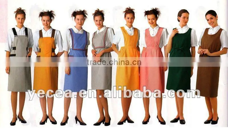 Classical resturant chef and waiter apron uniform