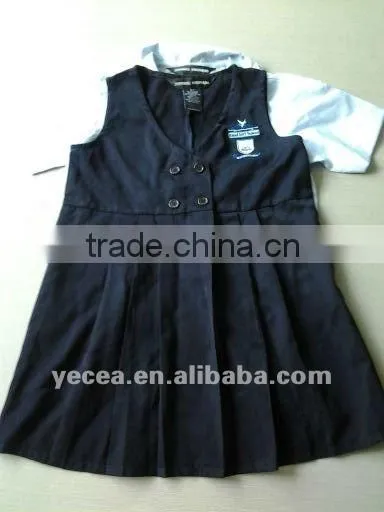 Customer-made school uniform skirts