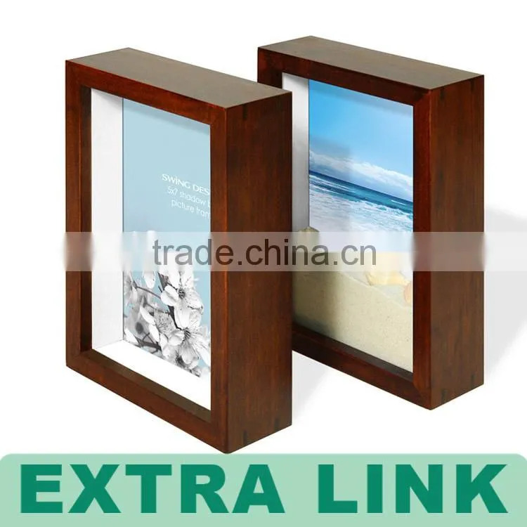 Luxury Hot Sale New Design Handmade White Shadow Box Frames Wholesale
