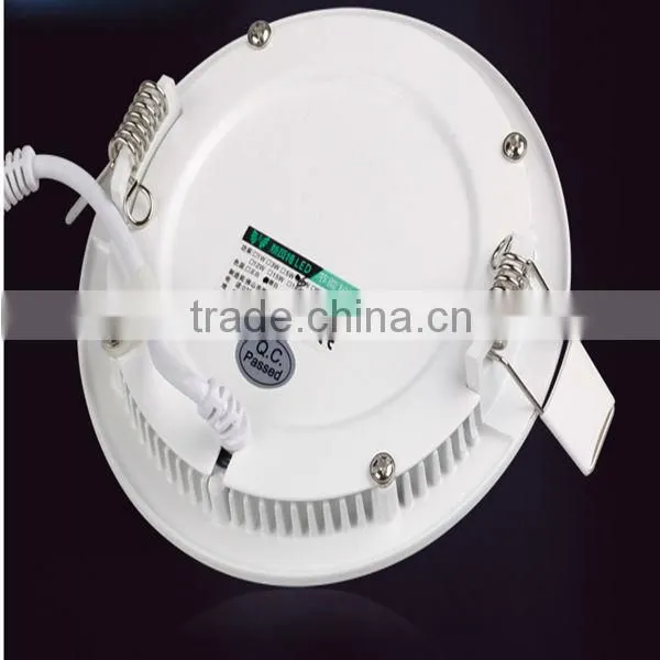 Hot sales ultra thin square/round recessed round led panel lights