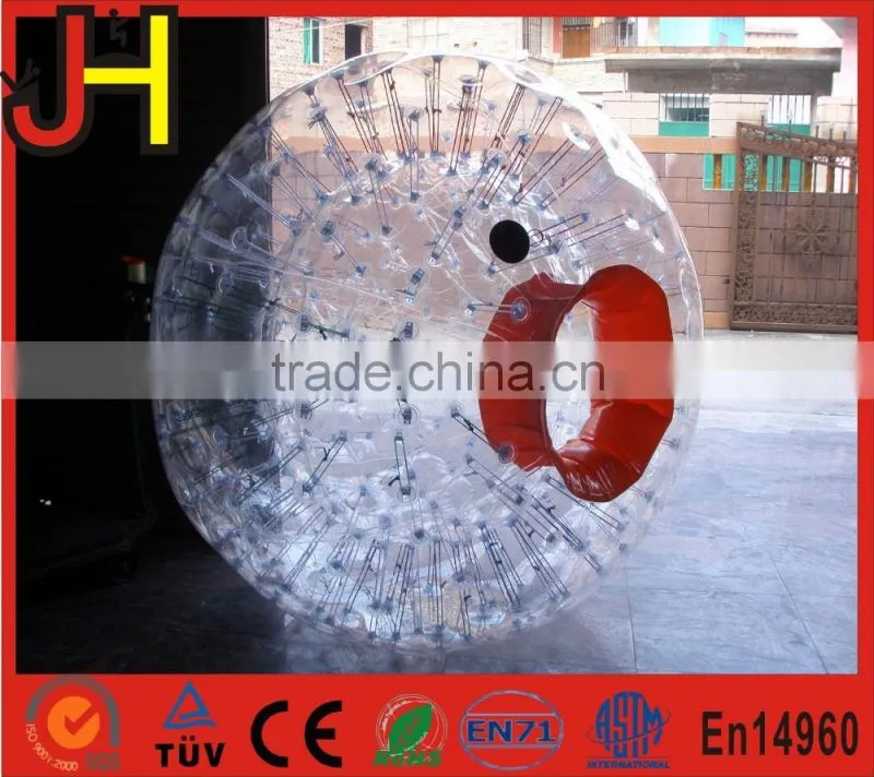 Customized Inflatable Clear Zorbing Ball For Sale