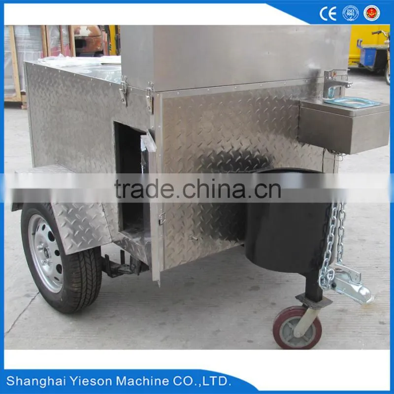 stainless steel hot dog vending carts for sale